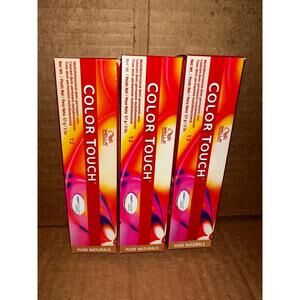 Wella Color Touch Pure Naturals Light Blonde Permanent Color Cream Hair Color